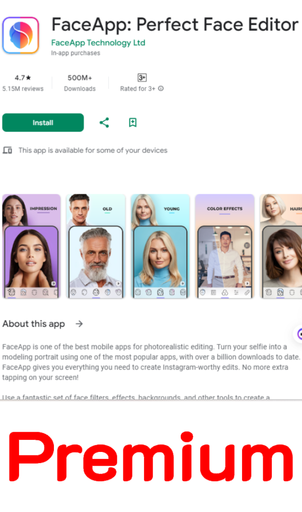 Faceapp Premium