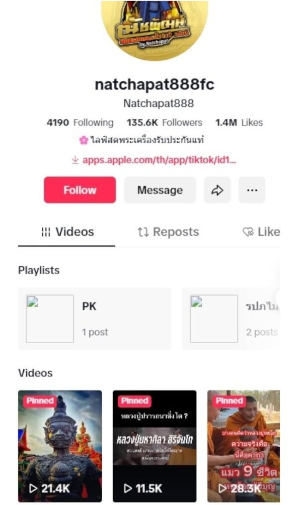 Tiktok Channel Content มีตะกร้า เน้นชาย53% หญิง47%