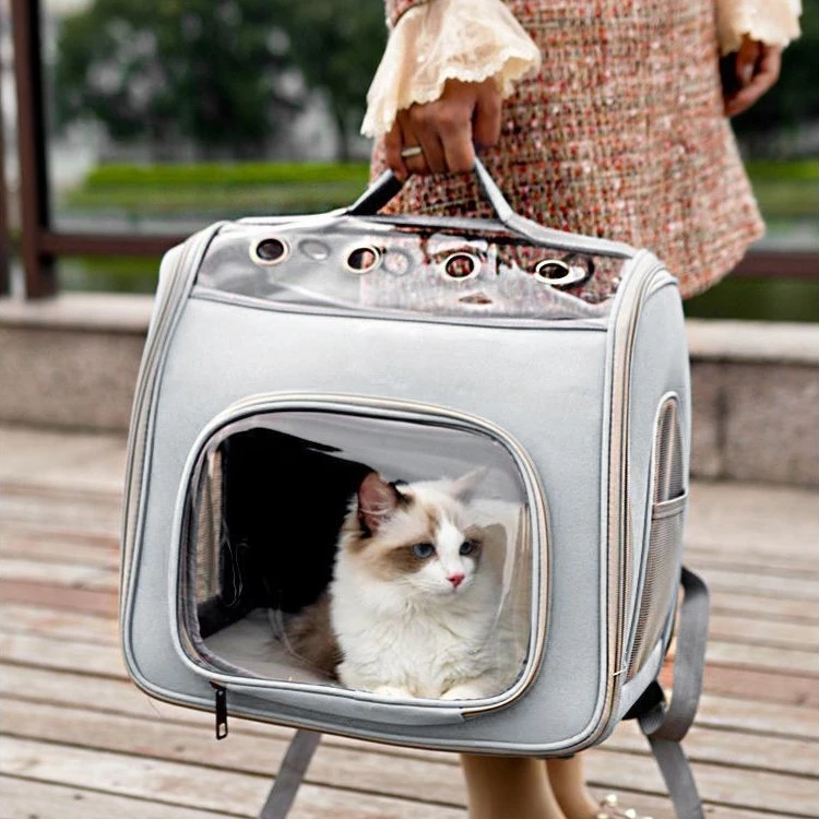 กระเป๋าสัตว์เลี้ยงแบบพกพา ขนาดใหญ่