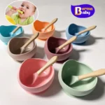 Berma Baby ชามหอยทากสำหรับเด็ก ฐานดูดแน่น กันกระแทก