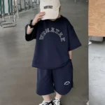 Beryl Kids ชุดเซ็ทเด็กชายแฟชั่นเกาหลี เสื้อ+กางเกงขาสั้น ใส่สบายทุกวัน 🌟