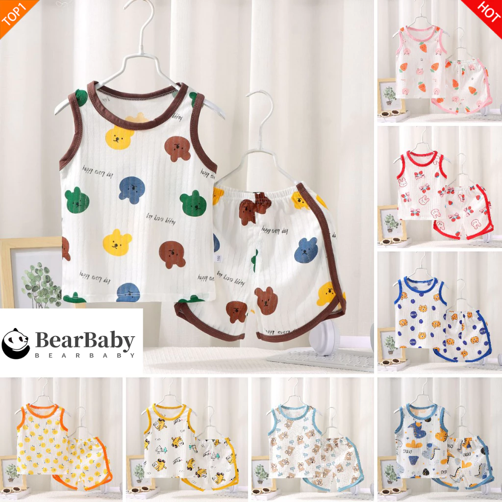 Happy Baby Days เซ็ตเสื้อกล้าม+กางเกง