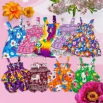 Baby Tropical Bloom 🌺 ชุดฮาวายเด็กลายดอกสดใส