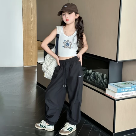 Chic Summer 🌸 กางเกงลำลองเด็กผู้หญิงสีสันสดใส