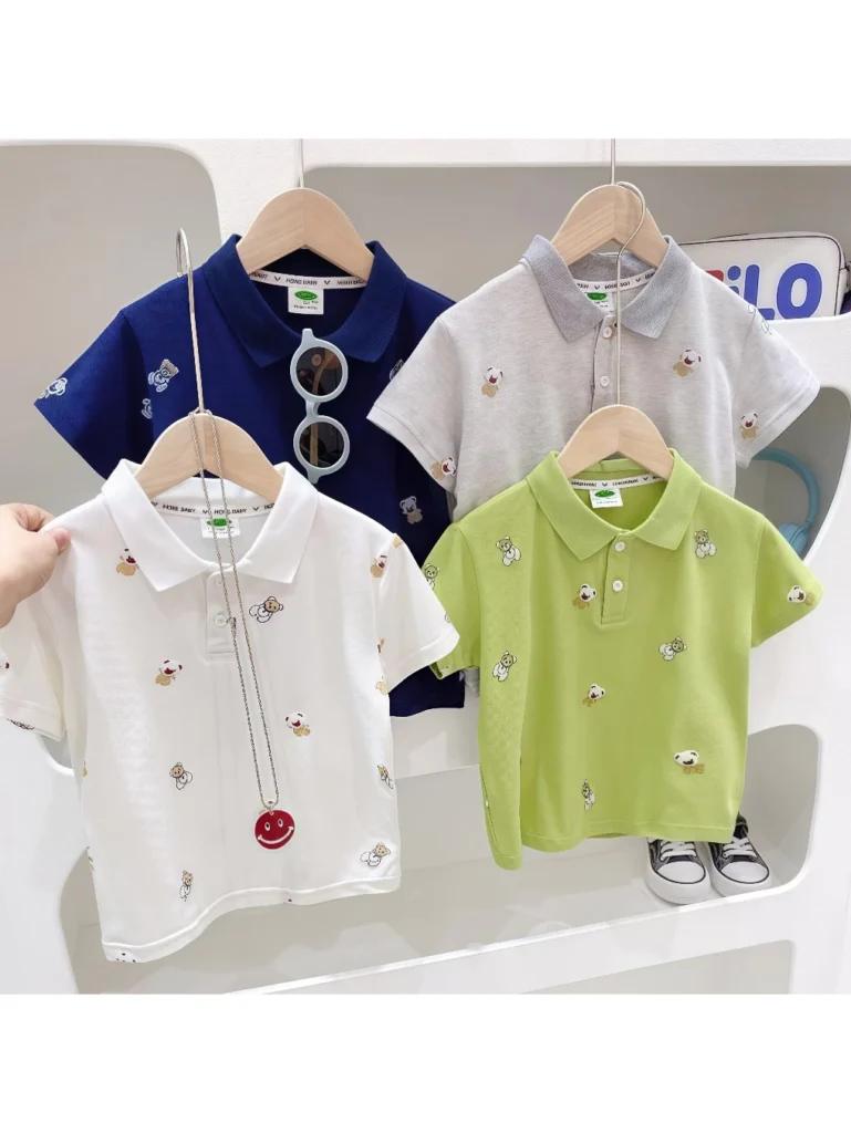 Moodeng Baby เสื้อโปโลลายหมีสุดน่ารัก ใส่แล้วดูดี