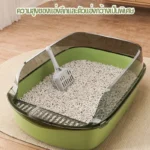 PawPal: กระบะทรายขอบสูงพร้อมพลั่วตัก