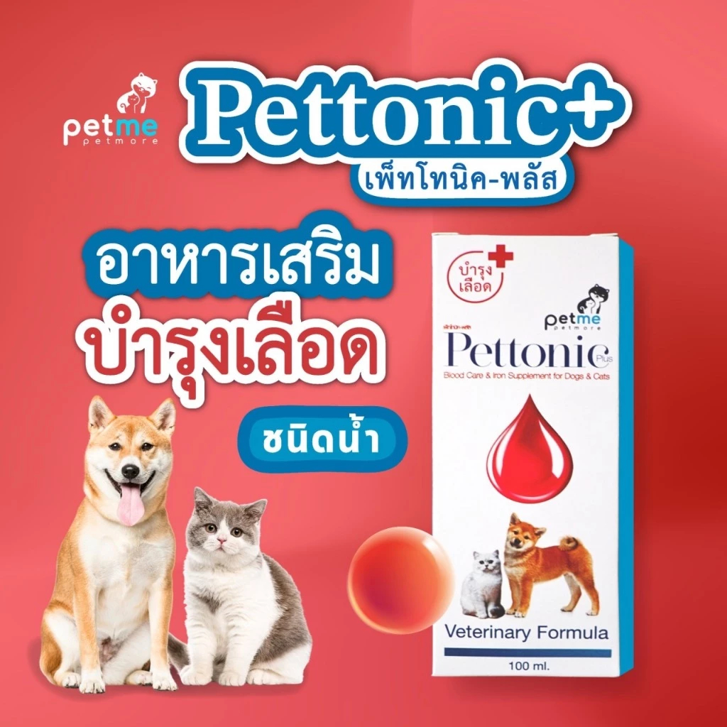 Pettonic Vitality 🩸 เพิ่มพลังเลือดให้สัตว์เลี้ยงมีชีวิตชีวา