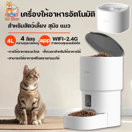 SmartFeeder 4L: อาหารสัตว์เลี้ยงในยุคดิจิทัล