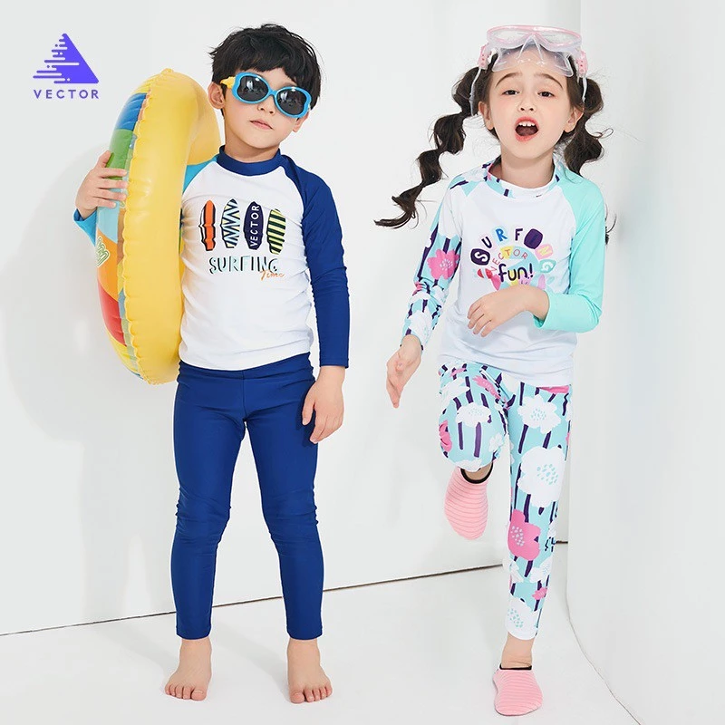 Little Aqua 🐠 ชุดว่ายน้ำเด็กชาย-หญิง 2-14 ขวบ