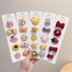 กิ๊บติดผมน่ารักสำหรับเด็ก ลายการ์ตูนสุดชิค ✨