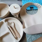 ชุดชามข้าวเด็ก 6 เดือน ถ้วยดูดกันลื่น ฆ่าเชื้อสะดวก