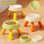 ชามอาหารสุนัข ขาสูง ป้องกันการพลิก