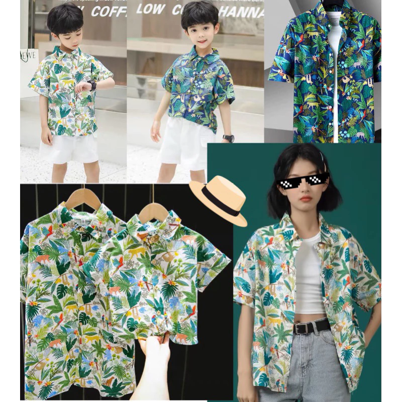 ชุดเด็กชายหาด 2 ชิ้น สุดชิค ผ้าคอตตอน ระบายอากาศดี