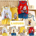 ชุดลำลองเด็ก เสื้อกล้าม+กางเกงขาสั้น ใส่สบายทุกเวลา