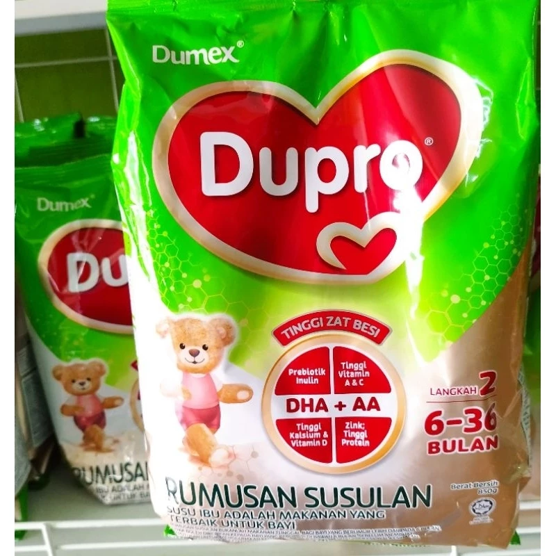 Dumex Dupro สูตร 1-2 นมผงสำหรับเด็กวัยแรกเกิดถึง 3 ปี