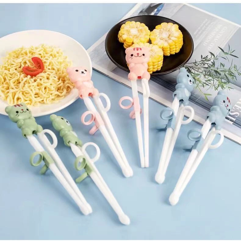 ตะเกียบลายหมีสำหรับเด็ก ฝึกการใช้งานอย่างมั่นใจ