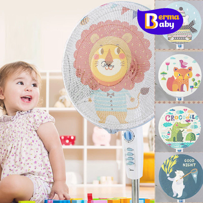 Berma Baby ตาข่ายครอบพัดลมกันนิ้วแหย่ ขนาดมาตรฐาน