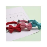 ปลอกคอแฟชั่นสำหรับแมวและลูกสุนัขทำจากผ้าลูกฟูก