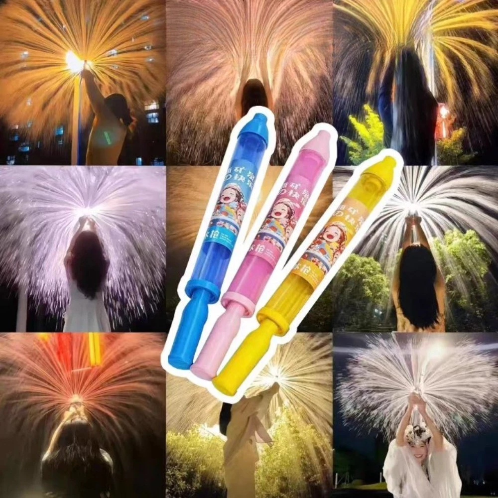 ปืนฉีดน้ำคู่รัก บรรยากาศโรแมนติกใต้แสงไฟ