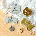 ป้ายชื่อสุนัขสลักชื่อเฉพาะตัว