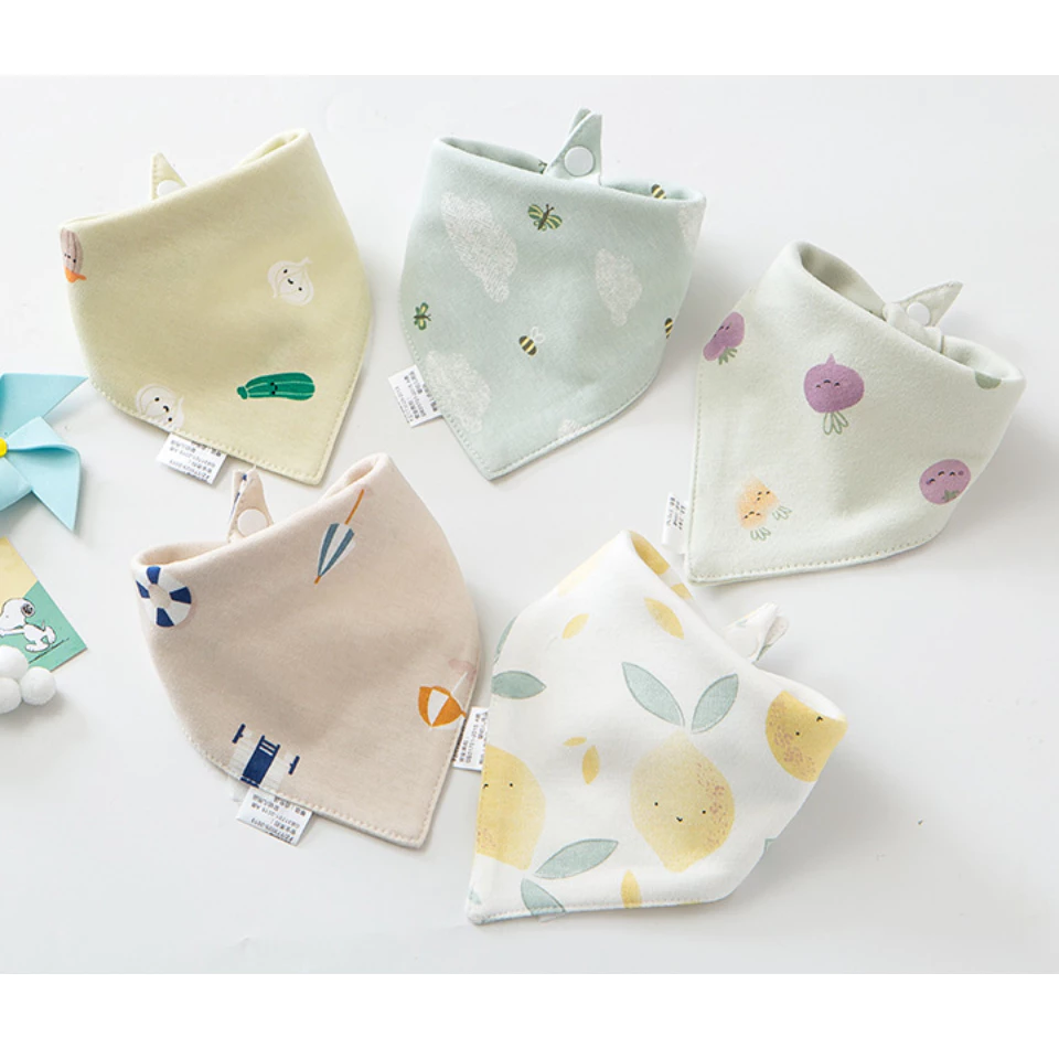 ผ้ากันเปื้อน BrananaPlus ดีไซน์สามเหลี่ยม นุ่มและซับน้ำได้ดี