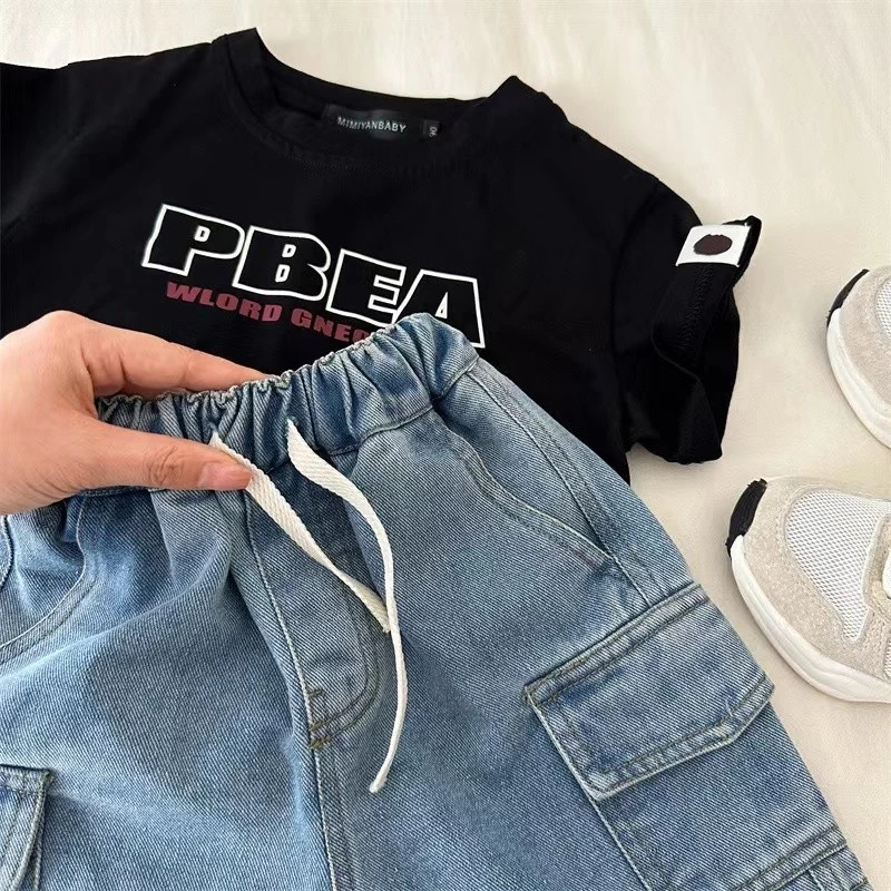 ยีนส์ขาสั้นเด็กสุดน่ารัก 💕 ใส่สบาย ดีไซน์ทันสมัย