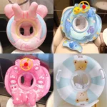 ห่วงยางเด็กเล็กเป่าลม น่ารักแบบสวมขา หัดว่ายน้ำปลอดภัย