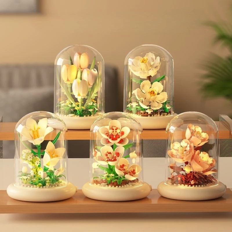 ดอกไม้นิรันดร์ตัวต่อ เครื่องประดับที่ไม่มีวันเหี่ยว