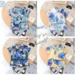 ชุดสงกรานต์เด็กสุดน่ารัก ผ้า Cotton ระบายอากาศดี