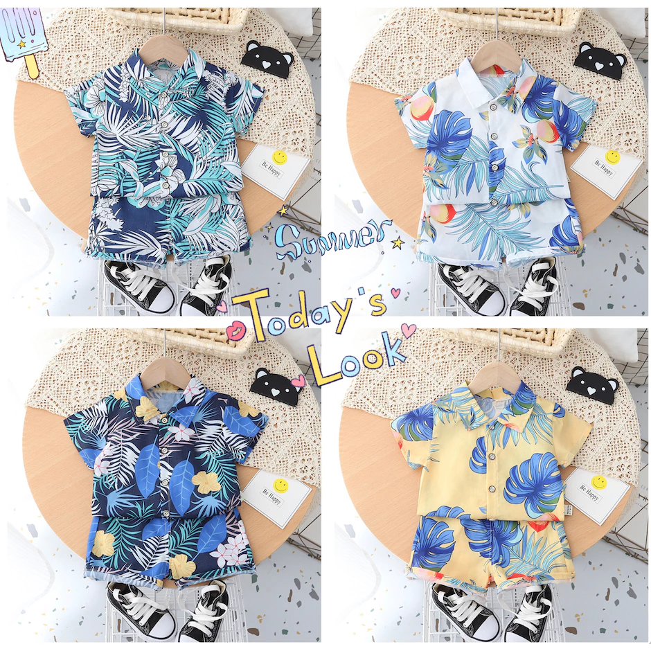 ชุดสงกรานต์เด็กสุดน่ารัก ผ้า Cotton ระบายอากาศดี