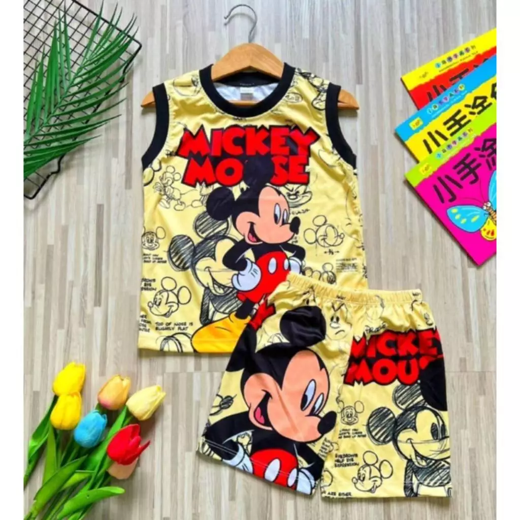 เสื้อเด็กแขนกุด พรีเมี่ยมไมโครสุดเท่