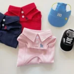 เสื้อโปโลแฟชั่นสำหรับสัตว์เลี้ยงขนาดเล็ก