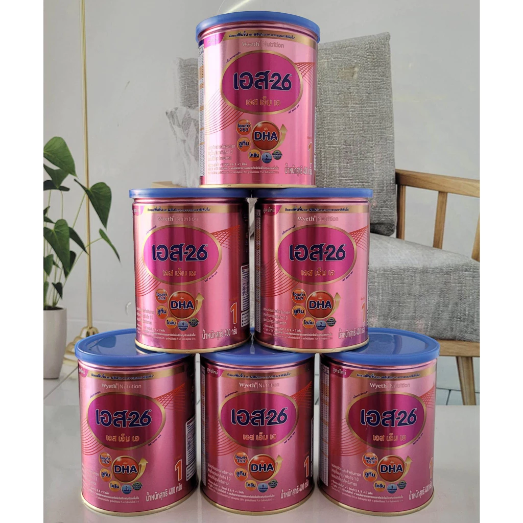 S-26 SMA สูตร 1 ขนาด 400 กรัม อุดมด้วยสารอาหารสำคัญ