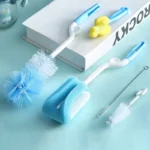 เซ็ตแปรงล้างขวดนม 5 ชิ้น ฟองน้ำพร้อมใช้งาน