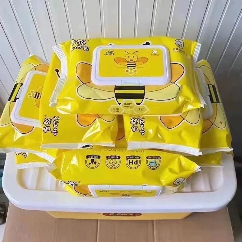 🐥 Soft & Cute Wipes พร้อมกล่องลายเป็ดสุดคิวท์