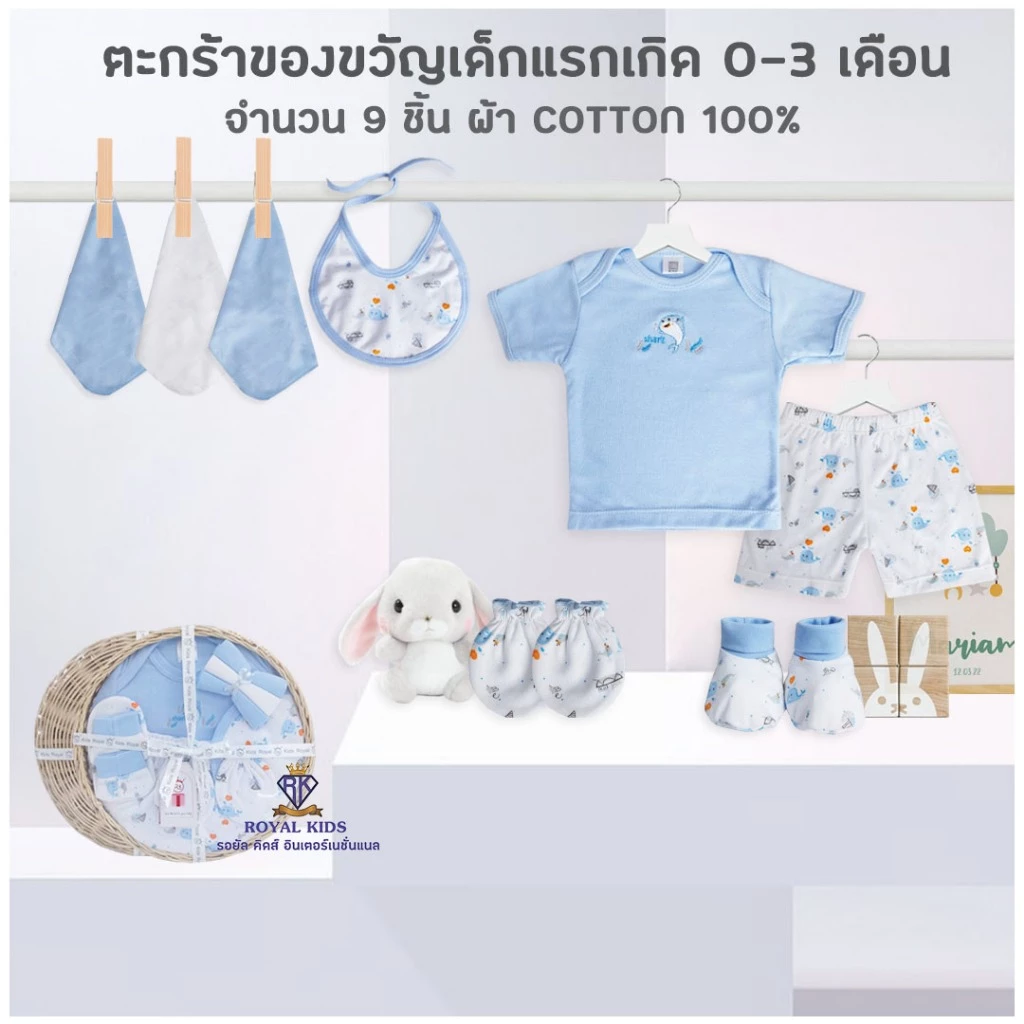 ชุดเสื้อผ้าสำหรับเด็ก: ตะกร้าของขวัญที่ใช้งานได้จริง