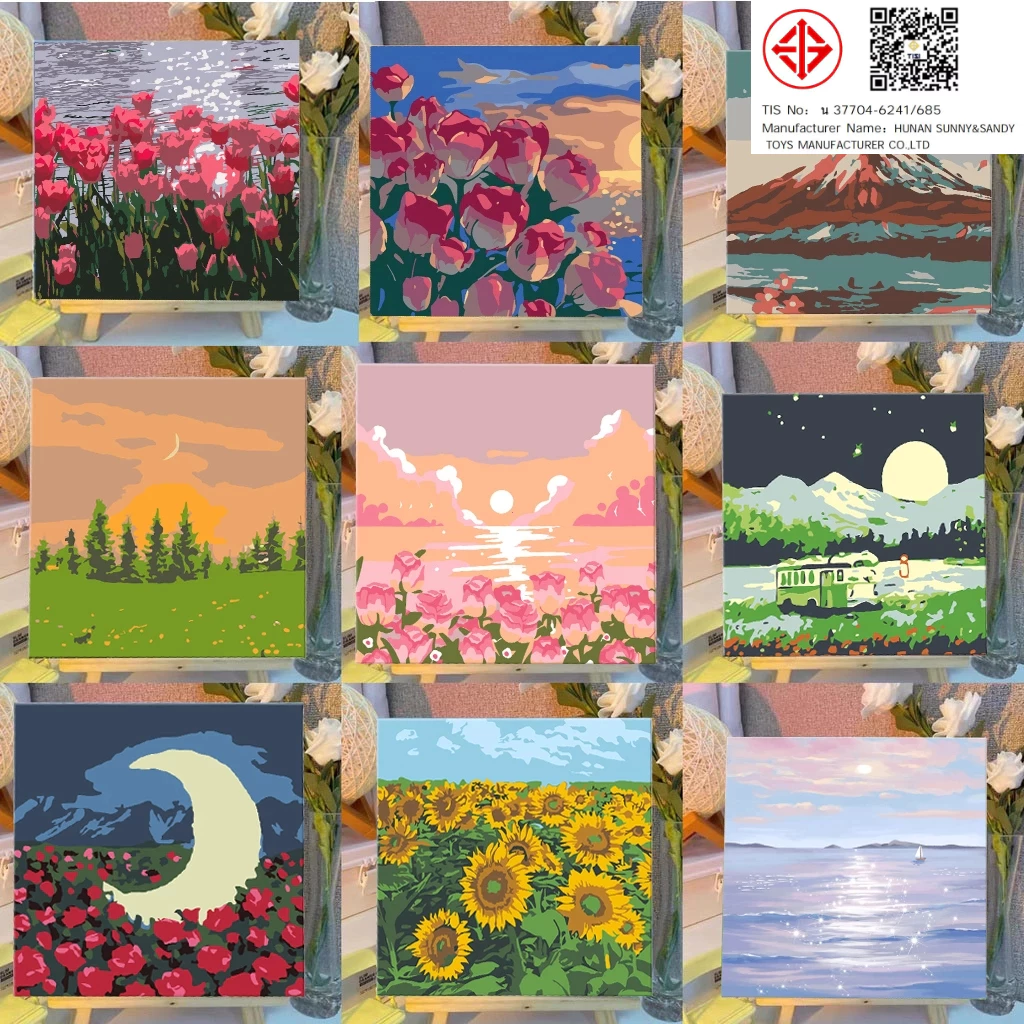 MOONTOY: ระบายสีตามตัวเลขสำหรับทุกวัย