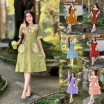 เดรสคลุมท้องพาสเทล ดีไซน์น่ารักสำหรับคุณแม่