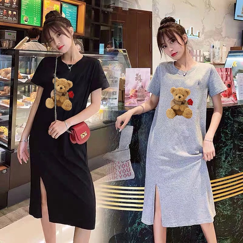 เดรสยาวคลุมท้อง น้องหมี ออกแบบเพื่อคุณแม่